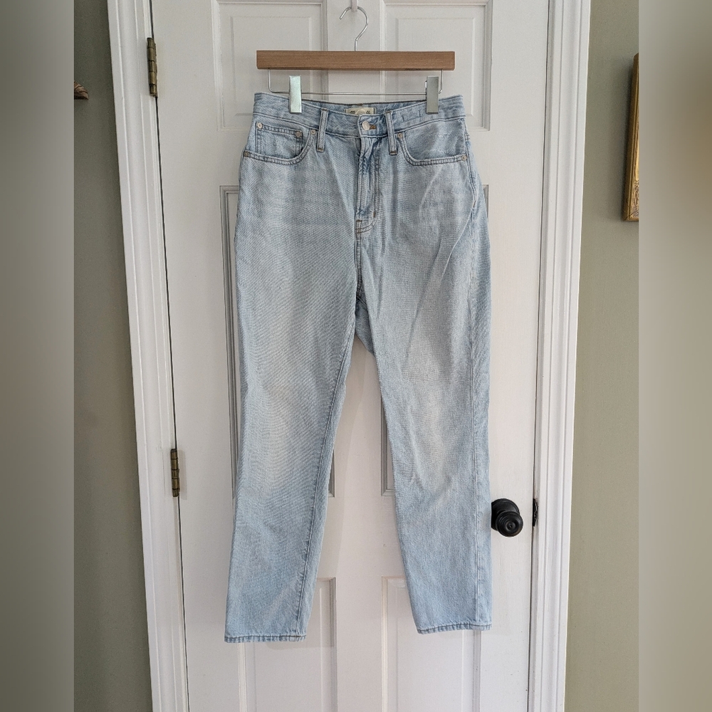 Madewell curvy perfect jean high rise light wash size 28 - Picture 5 of 12
